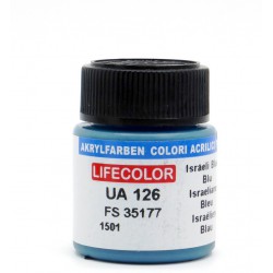 LifeColor UA126 Bleu Israélien – Israeli Blue FS35177 - 22ml