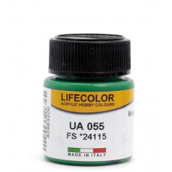 LifeColor UA055 Bright Green RLM25 FS24115 - 22ml