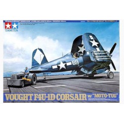 TAMIYA 61085 1/48 Vought F4U-1D Corsair w/Moto Tug