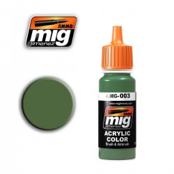 AMMO BY MIG A.MIG-0003 ACRYLIC COLOR RAL 6011 Resedagrün 17 ml.