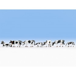 NOCH 15721 HO 1/87 Cows, black-white