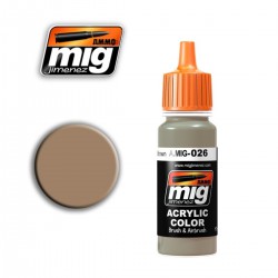 AMMO BY MIG A.MIG-0026 Acrylic Color RAL 8031 F9 German Sand Brown 17ml