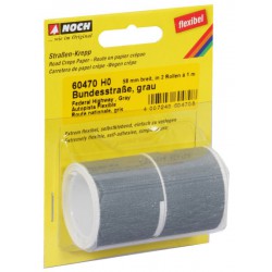 NOCH 60470 HO 1/87 Federal Road, grey, 100 x 5,8 cm (delivered in 2 rolls)