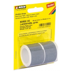 NOCH 60500 HO 1/87 Country Road, grey, 100 x 4,8 cm (delivered in 2 rolls)