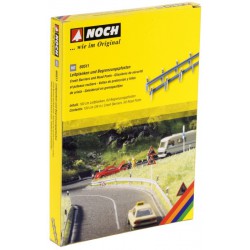NOCH 60511 HO 1/87 Crash Barriers and Road Posts 1 m
