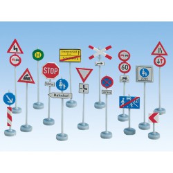 NOCH 60521 HO 1/87 Assorted Traffic Signs