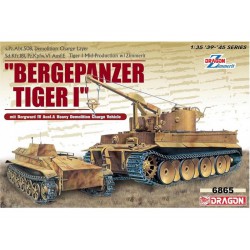 DRAGON 6865 1/35 Bergepanzer Tiger I Demolition Charge Layer mit Borgward IV Ausf