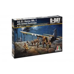 ITALERI 1356 1/72 AS.51 Horsa Mk.I with British Paratroops