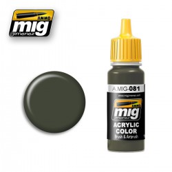 AMMO BY MIG A.MIG-0081 Acrylic Color US Olive Drab Vietnam ERA (FS 24087) 17ml