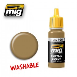 AMMO BY MIG A.MIG-0105 WASHABLE Dust (RAL 8000)  17 ml.