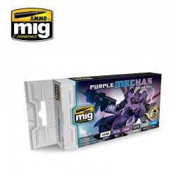AMMO BY MIG A.MIG-7157 Purple Mechas Color Set 6x17ml