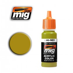 AMMO BY MIG A.MIG-0903 Acrylic Color Modulation Dunkelgelb Light Base 17ml