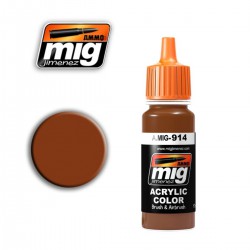 AMMO BY MIG A.MIG-0914 Acrylic Color Modulation Red Brown Light 17ml