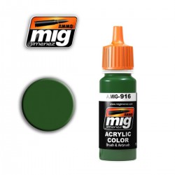 AMMO BY MIG A.MIG-0916 Acrylic Color Modulation Green Base 17ml