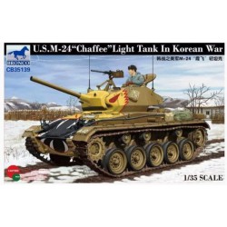 BRONCO CB35139 1/35 U.S. M-24 Chaffee Light Tank in Korean war