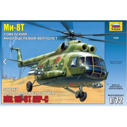 ZVEZDA 7230 1/72 Soviet Multi-Role Helicopter Mi-8T Hip C