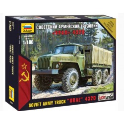 ZVEZDA 7417 1/100 Soviet army truck "Ural" 4320