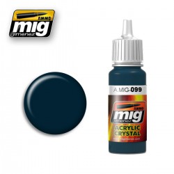 AMMO BY MIG A.MIG-0099 CRYSTAL Black Blue (and Tail Light Off) 17 ml.