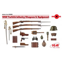 ICM 35699 1/35 WWI Turkich Infantry Weapons&Equipment