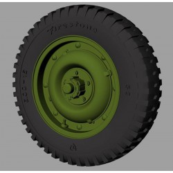PANZER ART RE35-528 1/35 Willys MB “Jeep” Road wheels (Firestone)