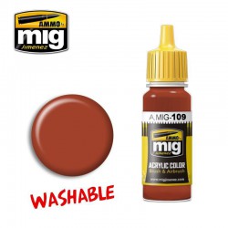 AMMO BY MIG A.MIG-0109 WASHABLE Rust 17 ml.