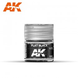 AK INTERACTIVE RC001 FLAT BLACK 10ml