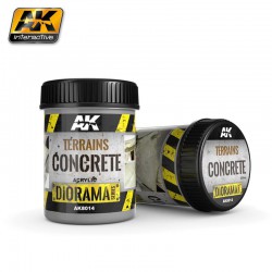 AK INTERACTIVE AK8014 TERRAINS CONCRETE - 250ml (ACRYLIC)