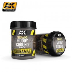 AK INTERACTIVE AK8017 TERRAINS MUDDY GROUND - 250ml (ACRYLIC)