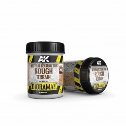 AK INTERACTIVE AK8025 NEUTRAL TEXTURE FOR ROUGH TERRAINS - 250ml - BASE PRODUCT (ACRYLIC)