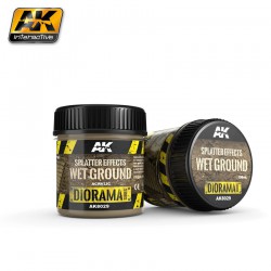 AK INTERACTIVE AK8029 SPLATTER EFFECTS WET GROUND - 100ml (ACRYLIC)