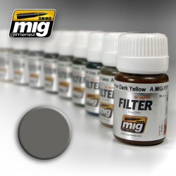 AMMO BY MIG A.MIG-1501 FILTER Grey for White 35 ml.