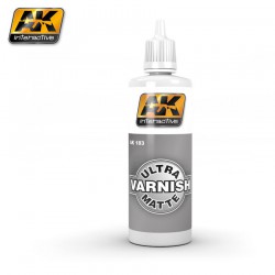 AK INTERACTIVE AK183 ULTRA MATTE FINISH TOP QUALITY VARNISH 60ml