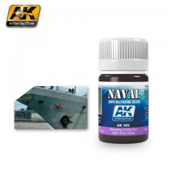 AK INTERACTIVE AK305 STREAKING GRIME FOR LIGHT GREY SHIPS 35ml