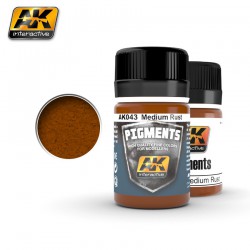 AK INTERACTIVE AK043 PIGMENT MEDIUM RUST 35ml