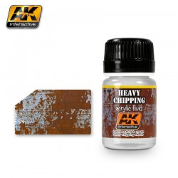 AK INTERACTIVE AK089 HEAVY CHIPPING EFFECTS ACRYLIC FLUID 35ml