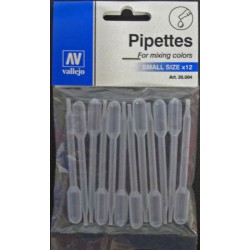 VALLEJO 26.004 Accesories Pipettes Small Size 12x1ml. Pipettes