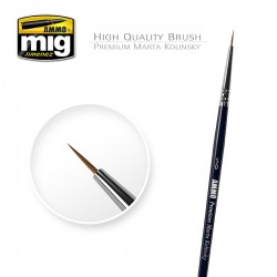 AMMO BY MIG A.MIG-8600 Premium Marta Kolinsky Round Brush 5/0