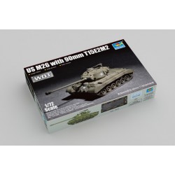 TRUMPETER 07170 1/72 US M26 (T26E3) Pershing Heavy Tank 90mm T15E2M2 – WoT