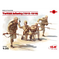 ICM 35700 1/35 Turkich Infantry 1915-1918 (4 figures)