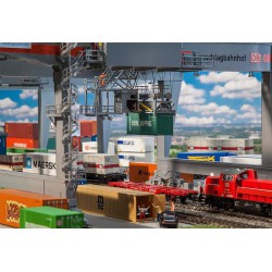 FALLER 120290 HO 1/87 Portique à conteneurs - Container bridge-crane