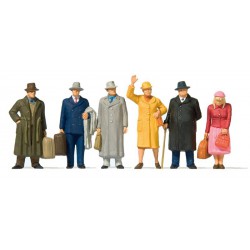 Preiser 65366 O Scale 1/43 Passagers Debout - Standing passengers