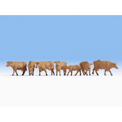 NOCH 15727 HO 1/87 Vaches Brunes - Cows, brown