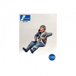 PJ PRODUCTION 481105 1/48 Pilote allemand assis (2GM)