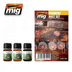 AMMO BY MIG A.MIG-7400 Pigment Rust Set 
