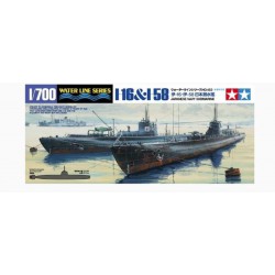 TAMIYA 31453 1/700 Japanese Navy Submarine I-16 & I-58 Waterline Series