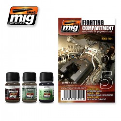 AMMO BY MIG A.MIG-7404 Weathering Fighting Compartment Set (3p)