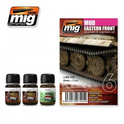 AMMO BY MIG A.MIG-7405 Weathering Easter Front Mud Set (3p)