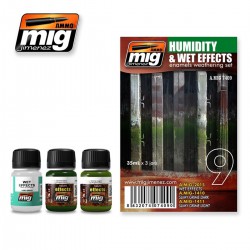 AMMO BY MIG A.MIG-7409 Vieillissement Humidité et Mouillé – Weathring Kit (3p)
