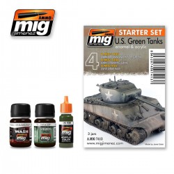 AMMO BY MIG A.MIG-7413 Weathering US Green Vehicles – Starter Set (3p)