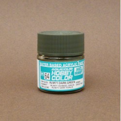 MR. HOBBY H64 Aqueous Hobby Colors (10 ml) RLM71 Dark Green